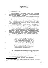 JUANA AZURDUY 42 La Teniente Coronela INTRODUCCION Las ...