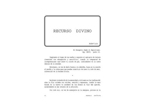 Anuario Espírita 2000 - ¡Bienvenido a Mensaje Fraternal!