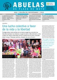 1810 | Edición del Bicentenario| 2010 - Abuelas de Plaza de Mayo