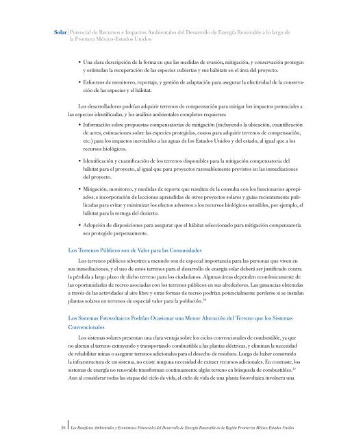 Los beneficios ambientales y económicos potenciales del desarrollo ...