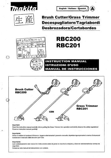 Manual de instrucciones - Makita