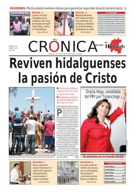 Oralia Vega, candidata del PRI por Tulancingo .3 - La Crónica de ...