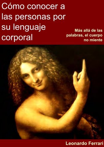 Cómo conocer a las personas por su lenguaje corporal ... - PNL Esfera