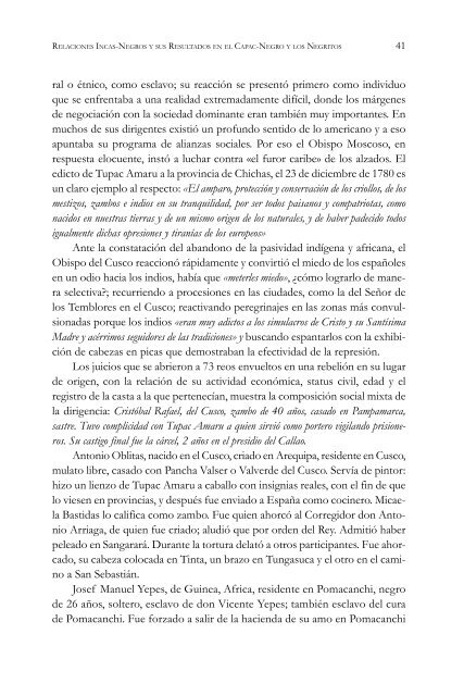 Los Afroandinos de los siglos XVI al XX; 2004 - unesdoc - Unesco