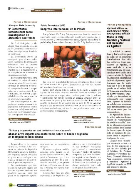 Horticultura Revista de Industria Distribución y Socioeconomía ...