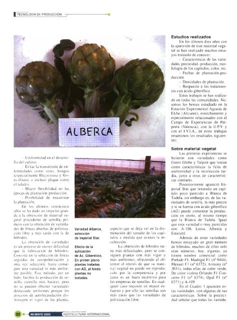 Horticultura Revista de Industria Distribución y Socioeconomía ...