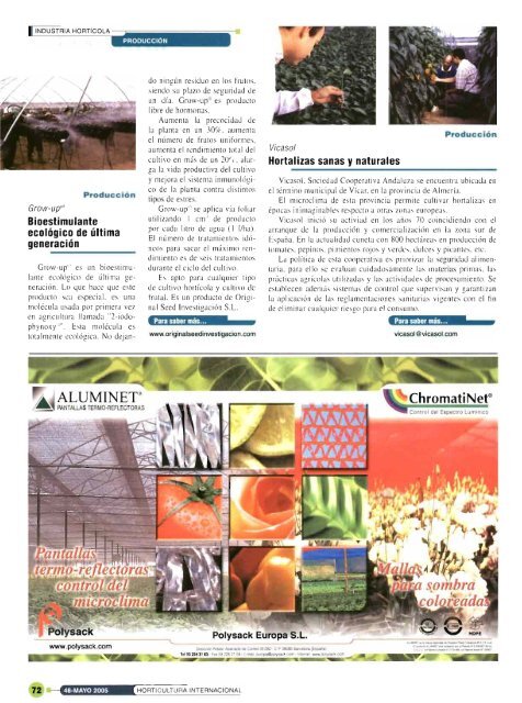 Horticultura Revista de Industria Distribución y Socioeconomía ...