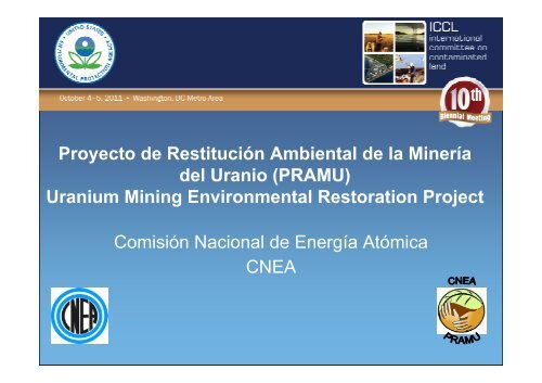 Proyecto de Restitución Ambiental de la Minería del Uranio ...