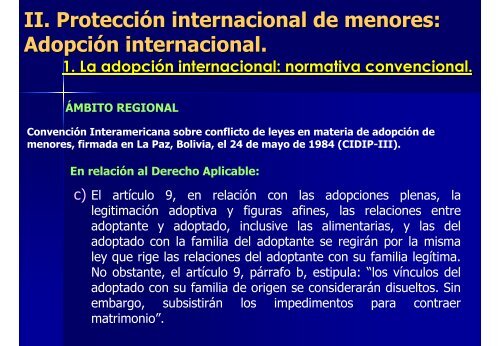 “El derecho de familia en un mundo globalizado: adopción ...