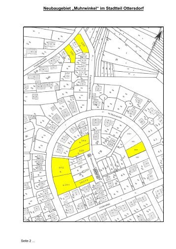 Neubaugebiet „Muhrwinkel“ im Stadtteil Ottersdorf