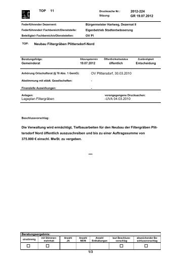 Neubau Filtergräben Plittersdorf-Nord - Stadt Rastatt