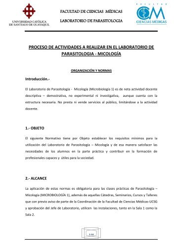 Manual de Parasitología - Ucsg.edu.ec