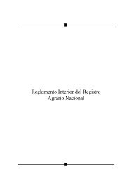 Reglamento Interior del Registro Agrario Nacional - Tribunal ...