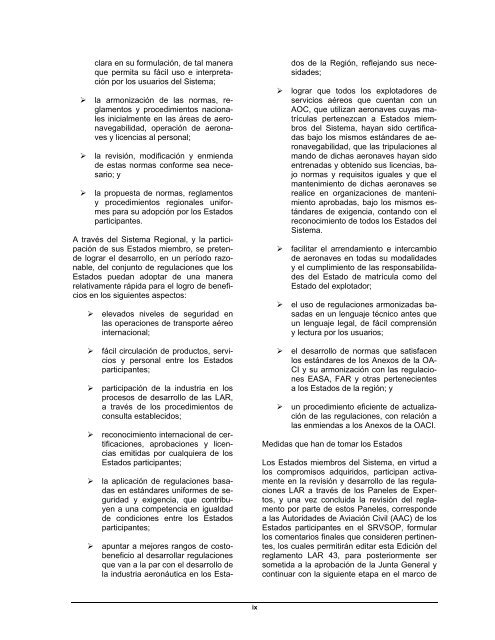 Reglamentos Aeronáuticos Latinoamericanos LAR 43 ... - ICAO