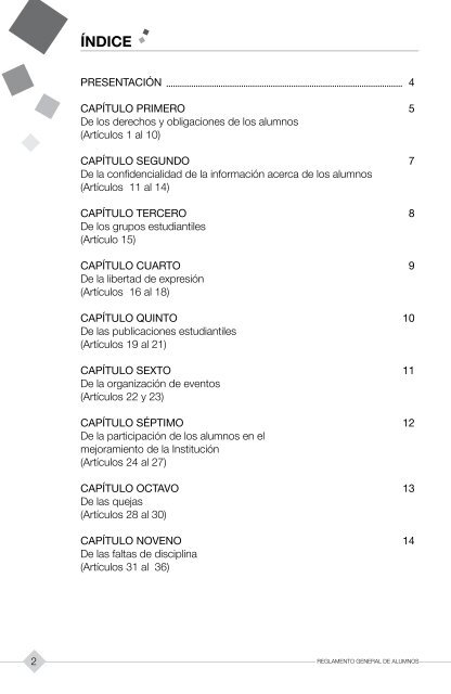 Reglamento General de Alumnos - Tecnológico de Monterrey