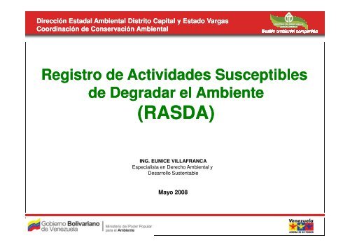 Que es el RASDA.pdf - Conindustria
