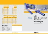 UCI Conector universal de llenado de hormigón - Ratec.org