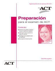 15076 Prep for the ACT Spanish - D230