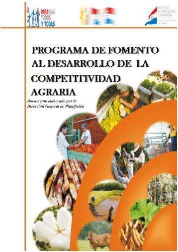 Desarrollo de la Competitividad Agraria - Ministerio de Agricultura y ...