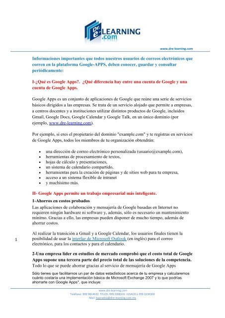 Instrucciones Metodologicas Sobre Todo Lo Relativo Al Google Apps
