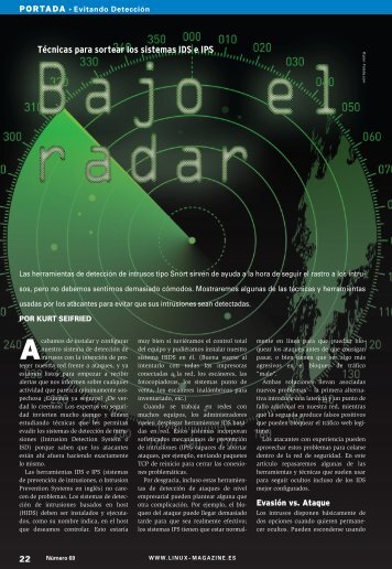 Bajo el Radar: [PDF, 2167 kB] - Linux Magazine