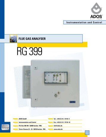 Flue GAS AnAlySeR - Ados GmbH