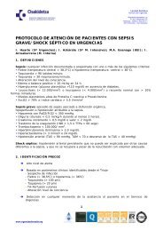 Sepsis. Protocolo - Urgencias Donostia