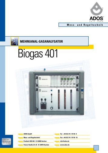 Biogas 401 - Ados GmbH