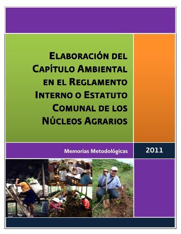 Manual para la elaboración del cap. amb. - Procuraduría Agraria