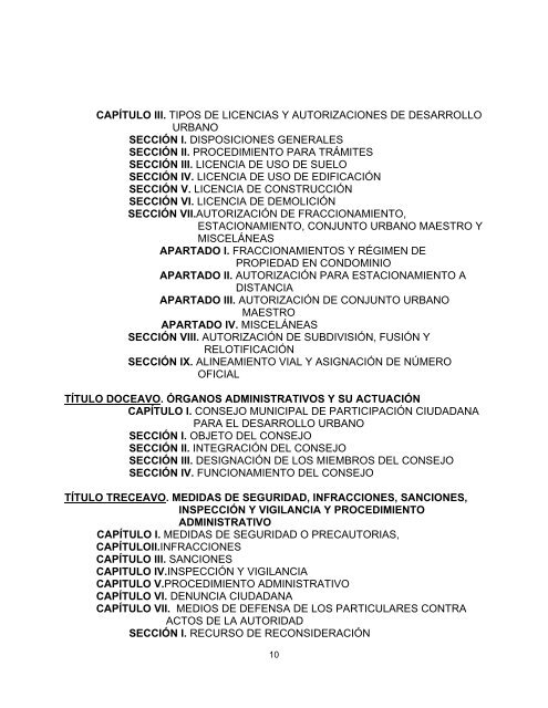 INICIATIVA Reglamento de Zonificación y Usos del Suelo ... - implan