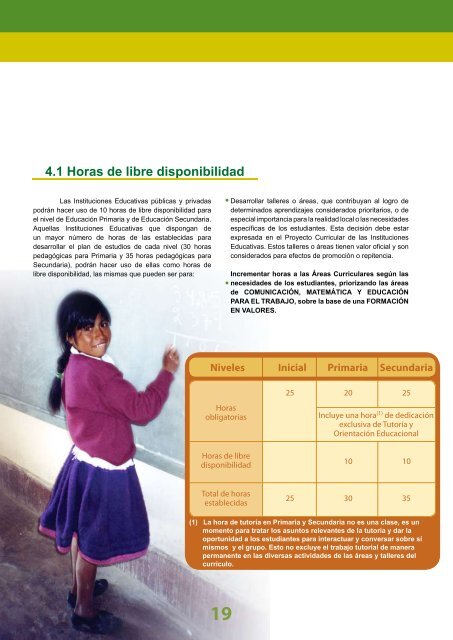 Diseñó Curricular Nacional - Ministerio de Educación