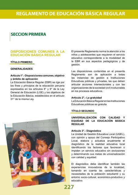 Diseñó Curricular Nacional - Ministerio de Educación