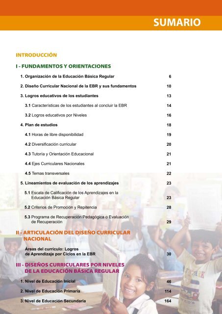 Diseñó Curricular Nacional - Ministerio de Educación