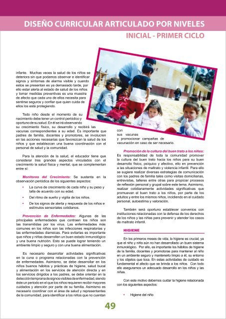 Diseñó Curricular Nacional - Ministerio de Educación