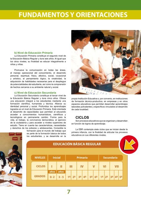 Diseñó Curricular Nacional - Ministerio de Educación