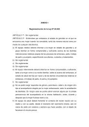 Decreto Reglamentario Ley 25929 - Ministerio de Salud