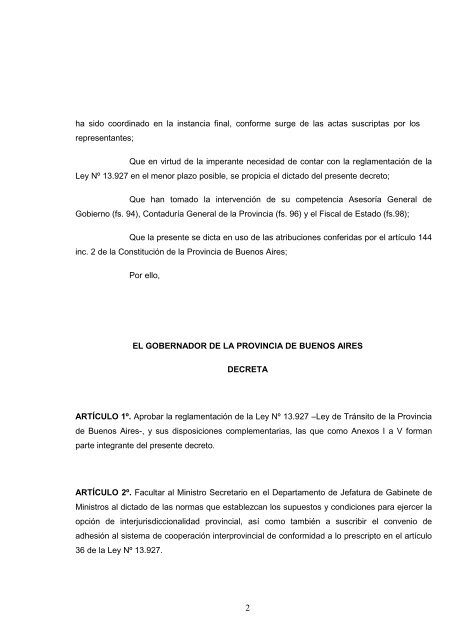 Decreto N° 532-09 - Municipalidad de Bahía Blanca