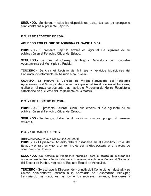 Código Reglamentario para el Municipio de Puebla