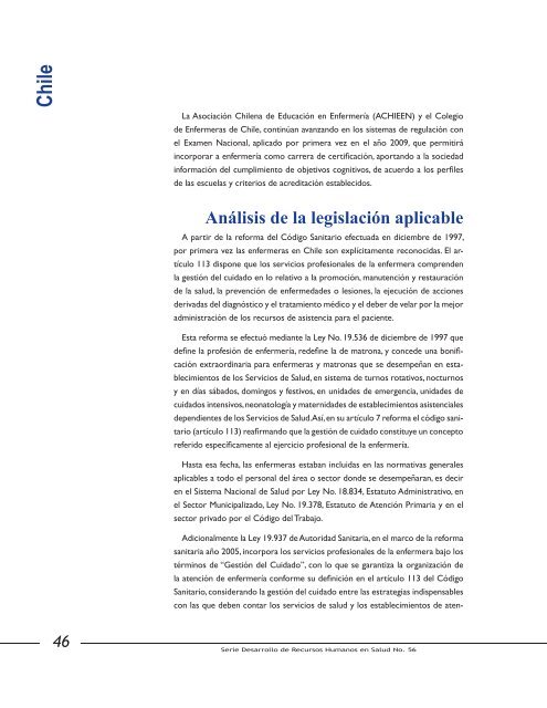 Regulación de la Enfermería en América Latina - PAHO/WHO