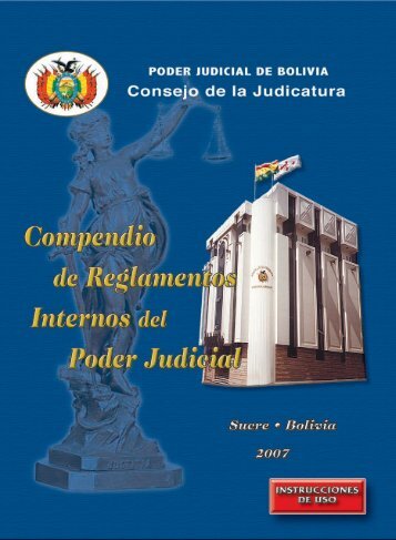Reglamentos internos - Tribunal Supremo de Justicia