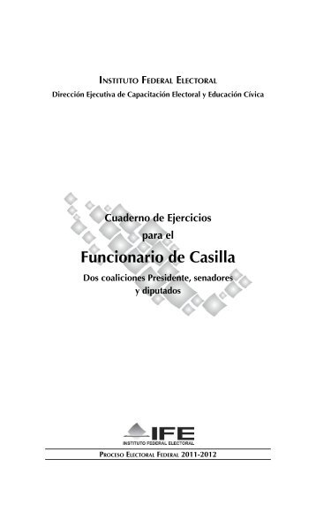 Funcionario de Casilla - Instituto Federal Electoral