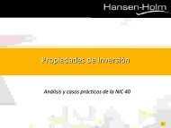 Propiedades de inversión