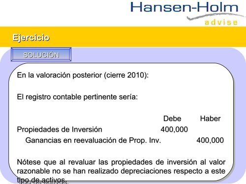 Propiedades de inversión