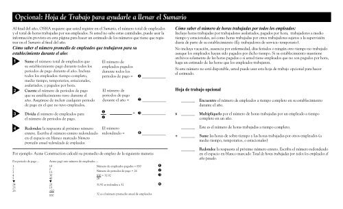 Formularios de OSHA para Registrar Lesiones y Enfermedades ...