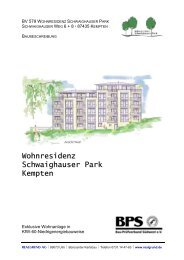 Wohnresidenz Schwaighauser Park Kempten - Realgrund AG