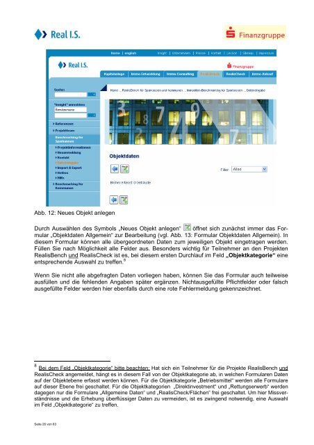 RealisBench® und RealisCheck® Ausführliche Erläuterungen zur ...