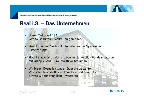 Real IS – Das Unternehmen