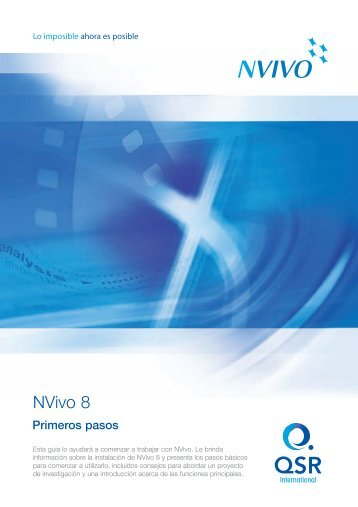 NVivo 8 - QSR International