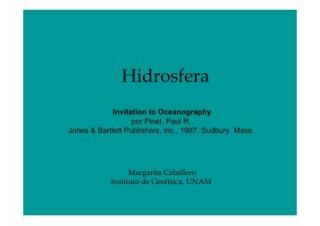 Hidrosfera - UNAM