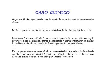 CASO CLINICO - Hospital de Cruces